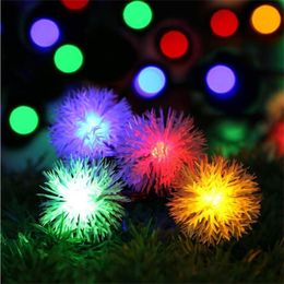 Luci di Natale solari Luci di striscia di stringa di fata solare a LED impermeabili per la luce della decorazione del giardino della festa di Natale all'aperto Lampada solare