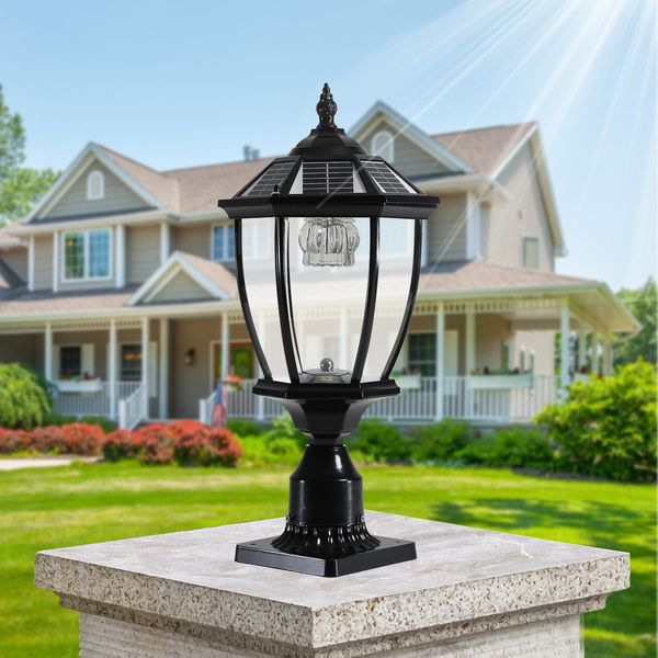 Faros de columna solares con LED regulable