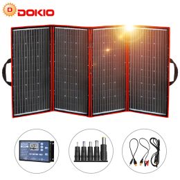 Solar Dokio 300W 18V Panneau solaire pliable flexible Hiqh Qualité Panneau solaire portable Chine pour le camping / bateau / RV / Travel / Home / Car