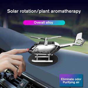 Zonne-energie luchtverfrisser parfum dashboard aromatherapie diffuser helikopter ornamenten auto-accessoires interieur decoratie
