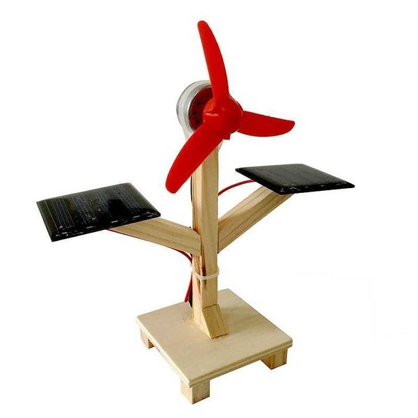 Jouets à énergie solaire bricolage jouet ventilateur solaire générateur d'énergie solaire moteur à courant continu mini ventilateur panneau bricolage science éducation modèle Kit enfants jouets de développement