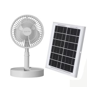  Ventilador solar con ventilador de escritorio portátil ajustable de 3 velocidades,  ventilador de escritorio USB recargable para entrega a domicilio a precios marítimos