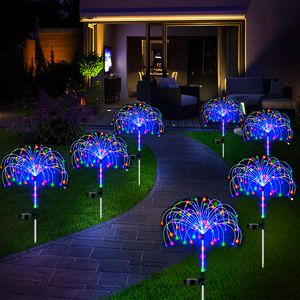 Lumières de feu solaire 90 LED étanche du jardin extérieur d'éclairage de jardin extérieur yard de paysage balcon chemin de pelouse patio lampe solaire