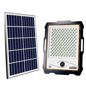 Solar Flood Lights Camera Outdoor Beveiliging 1080p Motion-geactiveerde lichten Nacht Visie Alarm Helderheid Waterdichte IP66