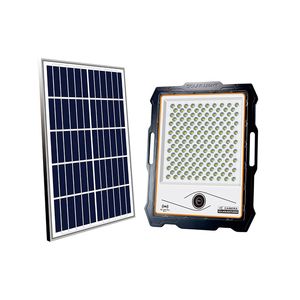 Solar Flood Lights Sécurité de la caméra extérieure avec capteur de mouvement 1080p HD 3500lm Cam de lumière inondable directement vers WiFi Imperproof maintenant CRESTECH168