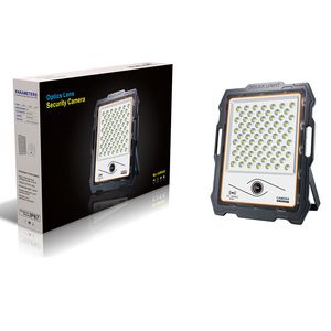 Projecteurs solaires Caméra de sécurité avec projecteurs 400 W Capteur de mouvement 32 G 1080 P Détection vidéo IP66 étanche du crépuscule à l'aube 100 W Usalight