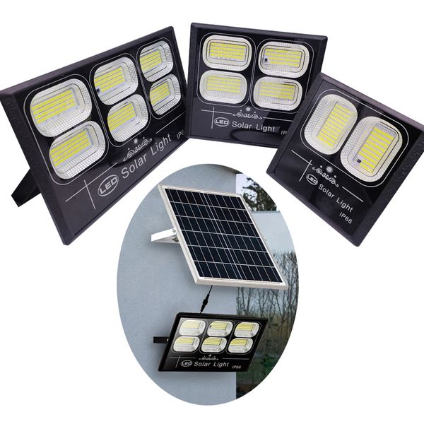 Lumières d'inondation solaires Lampes de jardin solaires Lanternes de paysage imperméables alimentées avec un design rétro Éclairages extérieurs à LED solaires oemled
