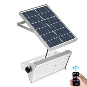 Solar Lamp Floodlight 65LED 12 W 30 W Magnetron Radar Sensor Flow Lights Courtyard Lighting With Rremote Control Outdoor Street