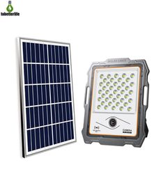 Projecteur solaire avec caméra 16G 32G 64G 128G carte TF moniteur solaire cours fermes vergers jardin maison avertissement sonore sécurité L4854868