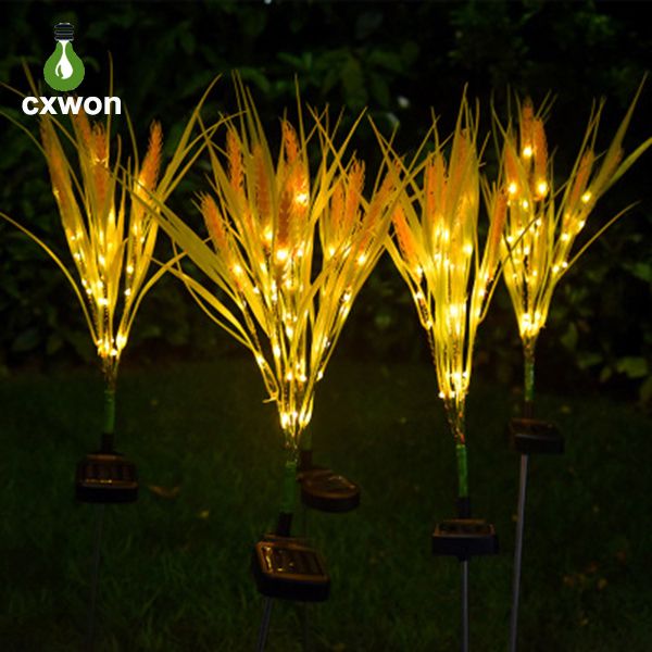 Lumière de tournesol à énergie solaire IP65 lampes de jardin extérieures imperméables LED lumières de pelouse décoration multi-styles pour arrière-cour