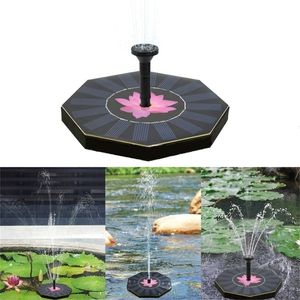 Fontaine solaire pour les buses de piscine Kit d'arrosage des plantes Panneau solaire pour bain d'oiseaux Décoration de jardin Outil d'irrigation T200530