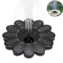 Kit de jardin de la fontaine solaire Pompe à eau solaire Paysage extérieur Pisc de poisson Poule d'eau solaire Pompe flottante Fountain Garden Decoration 266L