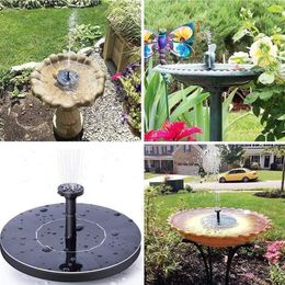 Solar Fontein Waterpomp Voor Tuin Zwembad Vijver Watering Outdoor Paneelpompen Kit225T