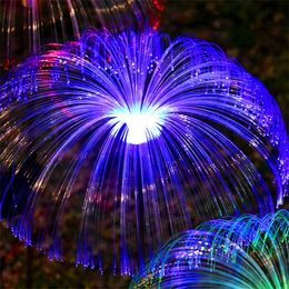 Solar Garden Lights Outdoor Jellyfish Solar Lights, Firework Fiber, Color Gradient Waterproof Solar Jellyfish Light voor tuin/gazon/patio/werf/loopbrug