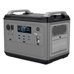 Solar Generator UPS Power Station LifePo4 2000W 1000W 600W Draagbare krachtcentrale Outdoor Large Power Bank