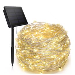 Générateurs solaires, lampe solaire LED légère à LED lampe de vacances en cuivre lampe de vacances