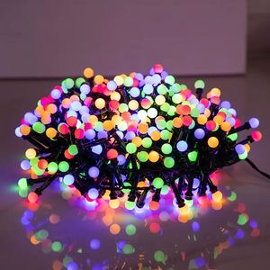 Lampes solaires LED guirlande lumineuse 5M 250LED 10M 500LED colorées 8 Modes en plein air fée vacances fête de noël guirlandes pelouse jardin lumières étanche