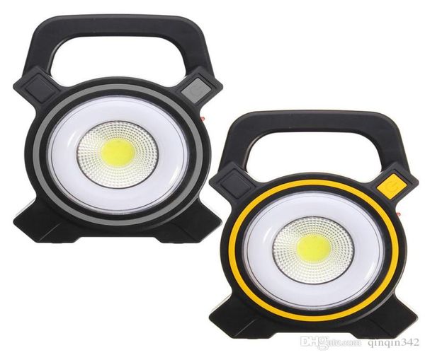 Luces solares luces USB alimentadas USB Portables LED LED LANTERNS COB COBRA COBLA COBLEA COBLA Lámpara de trabajo al aire libre 2400LM6536218