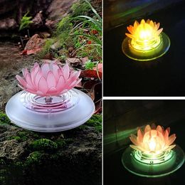 Zonnelampen Waterdichte Nacht Lamp Powered Party Garden Indoor Outdoor RGB Kleur Veranderende Woondecoratie Drijvende Zwembad Licht Badvijver