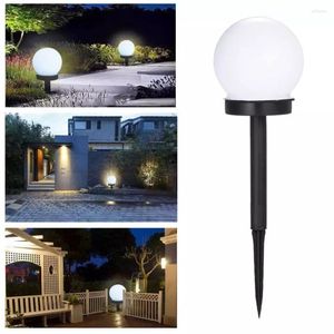 Solaire LED Pelouse Lampe Extérieure Étanche Jardin Décor Lumière Pour Cour Passerelle Paysage Maison Lampes