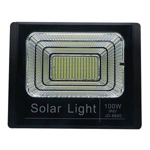 Solar LED Light Spotlight 100W Super Bright Solar Powered Panel schijnwerper Waterdichte IP67 Straatlamp met afstandsbediening