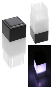 Solar LED Post Cap Light 2x2 Nachtlamp vierkant Solar Powered Pillar Lights voor smeedijzeren schermen voortuin Backyards Gate Land3243325