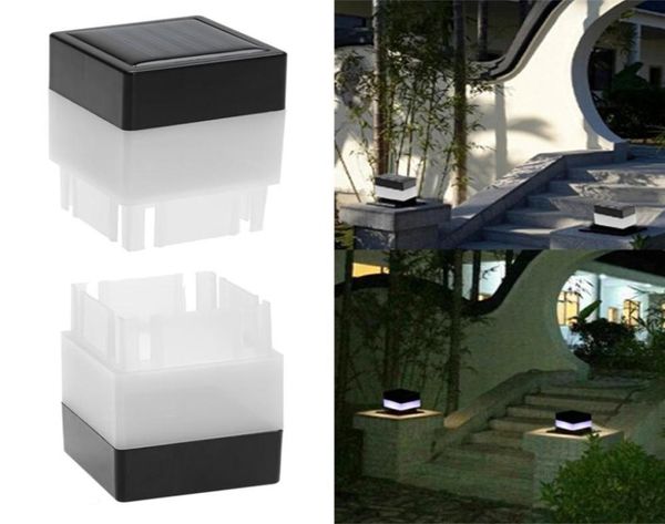 Lámparas de cerca impermeables al aire libre LED de led solar para el patio delantero y el patio del patio trasero de la puerta del patio trasero 6128690