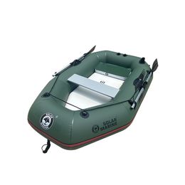 Solar Marine 2M PVC Pêche gonflable Pêche kayak Canoe 2 personnes Planche de terrasse aérien avec accessoires sports nautiques extérieurs