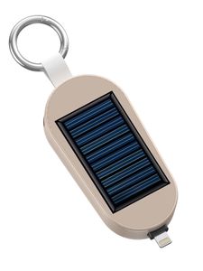 Solar Mini Keychain Charging Treasure Mobile Watch Charging Treasure Treasure 2-en-1 Charge solaire