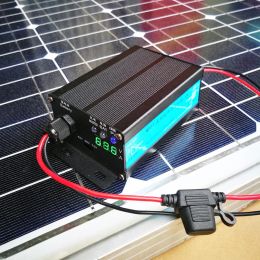 Cellules solaires MPPT 10A, contrôleur de charge de batterie, chargeur élévateur 48v 60v 72v, batterie de stockage de voiture