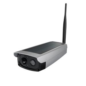 Système de caméra de surveillance réseau WiFi pour téléphone portable à vision nocturne HD extérieure solaire