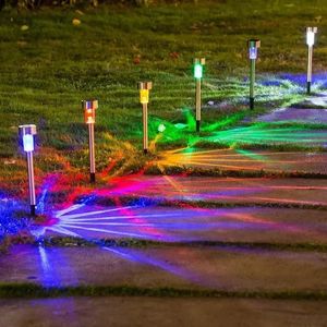 Buitenverlichting op zonne-energie Tuinlamp Aangedreven Waterdicht Landschapspad voor tuin Achtertuin Gazon Patio Decoratief 231227