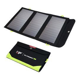 Panneaux solaires panneau allpuissances 5V 21W intégré 10000mAh batterie chargeur Portable étanche pour téléphone Portable extérieur 221104275j