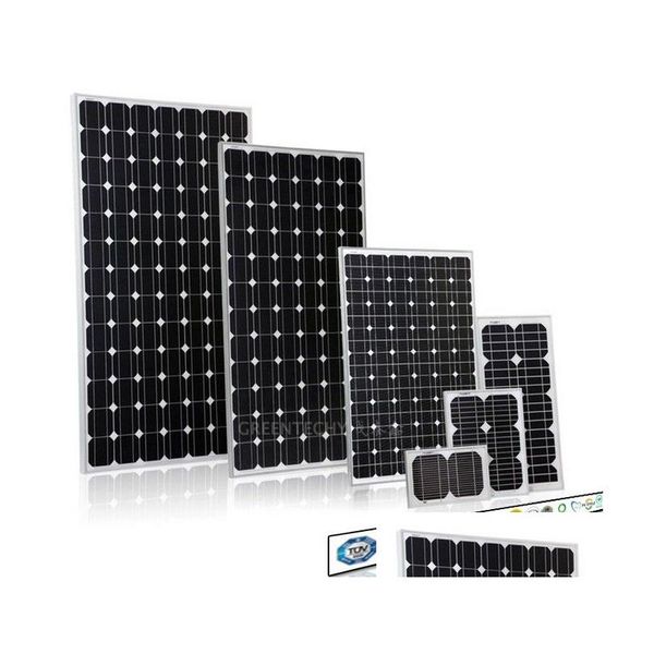 Panneaux solaires Nouveaux panneaux de polycristallin 100W efficaces pour le système de production d'alimentation du chargeur de batterie 12V 5 ans livraison de chute de qualité r dhyun