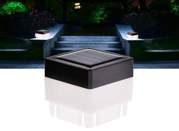 Luz solar para tapa de poste, luz cuadrada de pilar con energía Solar para cercas de hierro forjado, patio delantero, patio trasero, puerta, paisajismo, Reside5081176