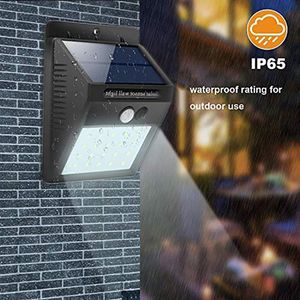 Énergie Solaire 20 LED PIR Motion Sensor Applique Murale Étanche Porche Extérieur Cour Jardin Lampe De Sécurité - Noir Chine