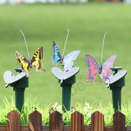 Énergie solaire Dancing Flies Papillons DÉCORATIONS DE JDANCE VIBLATION VIBRATIONS VOLUME HOMMINGHINGHING FLING BIRDS JOURS DROIT TOYS DBC BH2928