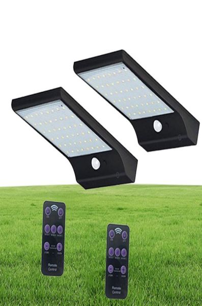 Lumière LED à énergie solaire avec télécommande, 7 couleurs réglables, 48led, étanche, LED très brillante, éclairage de jardin solaire 7600520