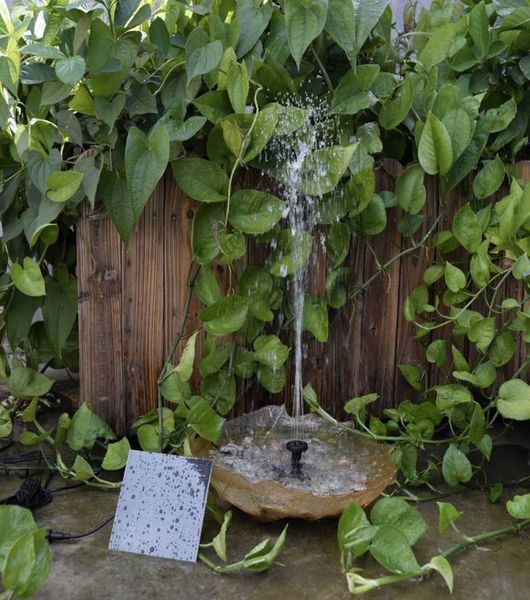 Panneau d'énergie solaire Pompes à air d'irrigation Pompe à eau d'oxygène pour les fleurs de jardin agricole plantes Pool Landscape Watering1103829