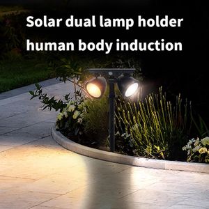 Lampe à énergie solaire décoration de jardin extérieur RGB couleur changeante projecteur IP65 étanche Solars lumière aménagement paysager pour jardins a10