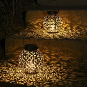 Zonne -aangedreven retro lantaarn LED Waterdichte zonnelamp Outdoor Tuin Lantaarn Dancing Flicker Flame Licht landschap Decoratie