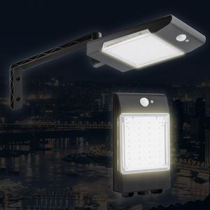 Zonne -aangedreven muurlicht Outdoor Waterdichte PIR Motion Sensor Lighting Park Courtyard Hek Street Garden Decoratielampenlampen