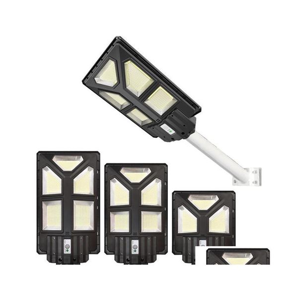 Réverbère solaire 300W 400W 500W tout en un lampe extérieure étanche capteur de mouvement Pir grand angle avec pôle navire à Puerto Drop Deli Dhsby