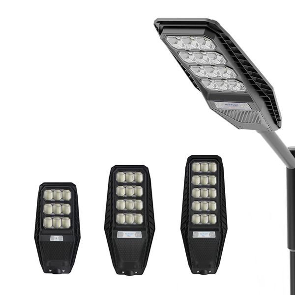 Lampadaire solaire, du crépuscule à l'aube, détecteur de mouvement, étanche IP65 6500K, projecteur de sécurité pour cour, garage, jardin maintenant