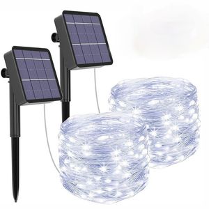 Solar String Lights Fairy Holiday Christmas For Christmas, Lawn, Garden, Wedding, Party and Holiday(1/2Pack)