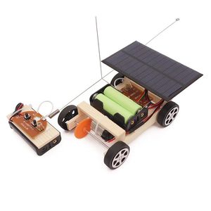 Jouet solaire bricolage Radio Science outil d'éducation créatif STEM RF RC jouets de charge solaire énergie véhicule expérience scientifique article 240307
