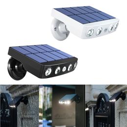 Solar Wall Lamp Outdoor LED Street Lampen PIR Motion Sensor IP65 Waterdichte pad Spotlight voor patio werf tuinpad LED's muren licht