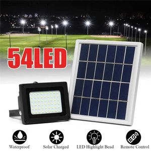 Solar-Wandleuchten, Solar-Flutlichter, 54 LEDs, 400 Lumen, 3 W, Solarpanel, für den Außenbereich, Solarleuchte, wasserdichte Sicherheitsleuchte für Garten, Garage, Rasen, Zaun, Q231109