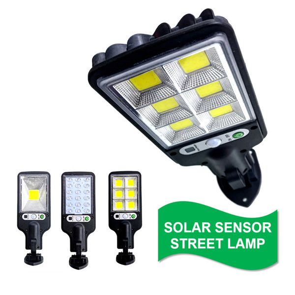 Luces solares de pared, luces de calle, lámpara LED de pared con Sensor de movimiento impermeable para exteriores con 3 modos de iluminación