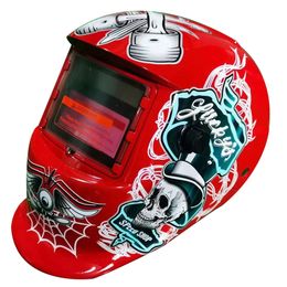 Soudage solaire Facemask Automatique Bouclier LCD Écran LCD Casque d'assombrissement automatique pour le soudage à l'arc Coupe 240423